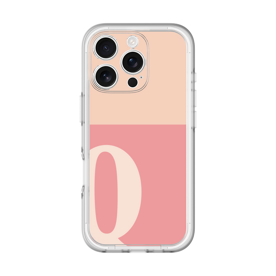 Slim Protection Premium Case［ オリジナル - initial two tone - Q pink ］