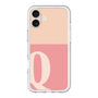 Slim Protection Premium Case［ オリジナル - initial two tone - Q pink ］