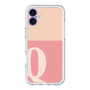 Slim Protection Premium Case［ オリジナル - initial two tone - Q pink ］