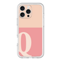 Slim Protection Premium Case［ オリジナル - initial two tone - Q pink ］