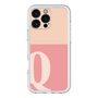 Slim Protection Premium Case［ オリジナル - initial two tone - Q pink ］