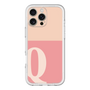 Slim Protection Premium Case［ オリジナル - initial two tone - Q pink ］