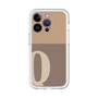 Slim Protection Premium Case［ オリジナル - initial two tone - Q brown ］