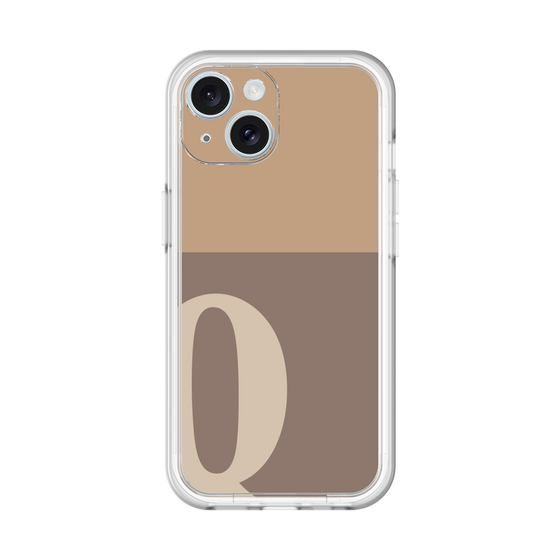 Slim Protection Premium Case［ オリジナル - initial two tone - Q brown ］