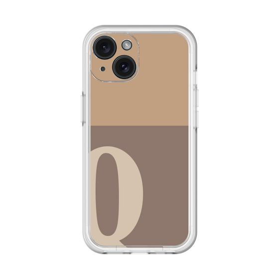 Slim Protection Premium Case［ オリジナル - initial two tone - Q brown ］