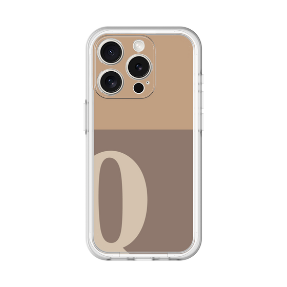 Slim Protection Premium Case［ オリジナル - initial two tone - Q brown ］