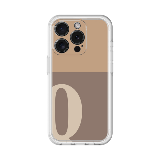 Slim Protection Premium Case［ オリジナル - initial two tone - Q brown ］