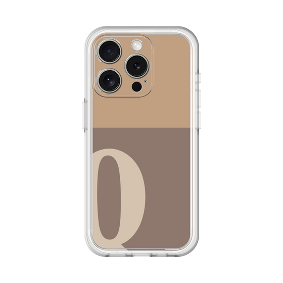 Slim Protection Premium Case［ オリジナル - initial two tone - Q brown ］