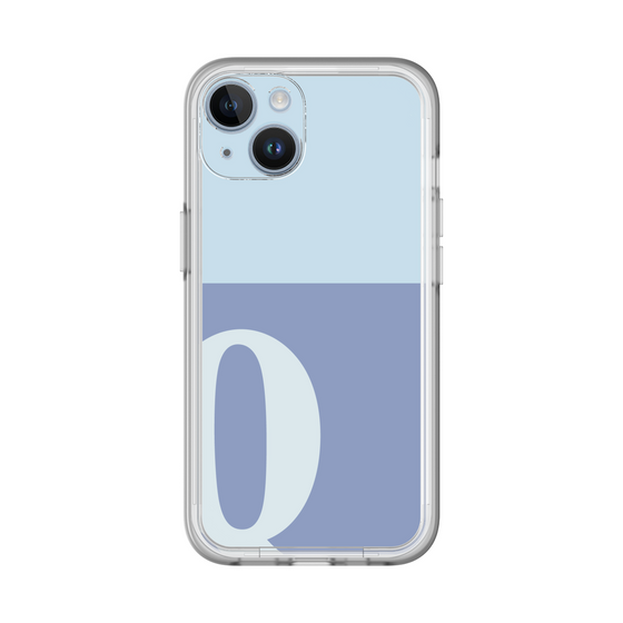 Slim Protection Premium Case［ オリジナル - initial two tone - Q blue ］