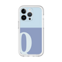 Slim Protection Premium Case［ オリジナル - initial two tone - Q blue ］