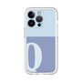 Slim Protection Premium Case［ オリジナル - initial two tone - Q blue ］