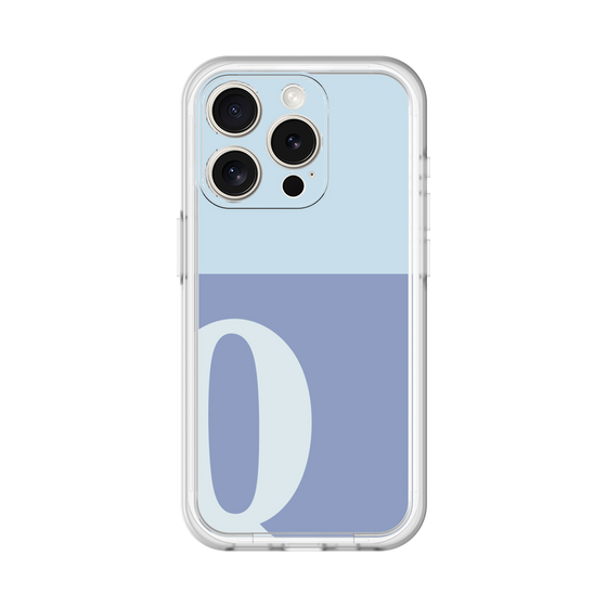 Slim Protection Premium Case［ オリジナル - initial two tone - Q blue ］
