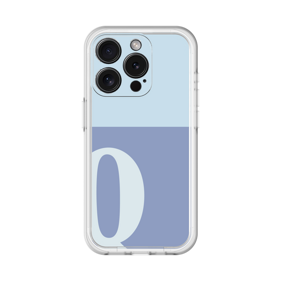 Slim Protection Premium Case［ オリジナル - initial two tone - Q blue ］