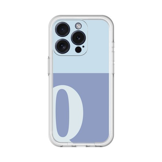 Slim Protection Premium Case［ オリジナル - initial two tone - Q blue ］