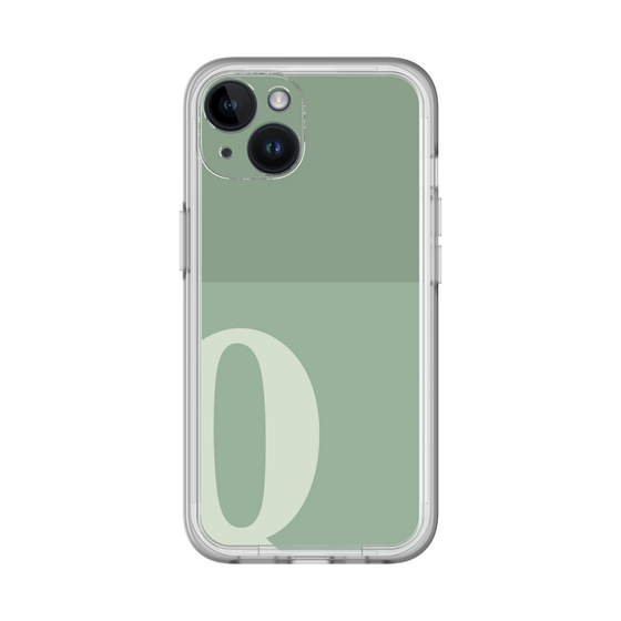 Slim Protection Premium Case［ オリジナル - initial two tone - Q green ］