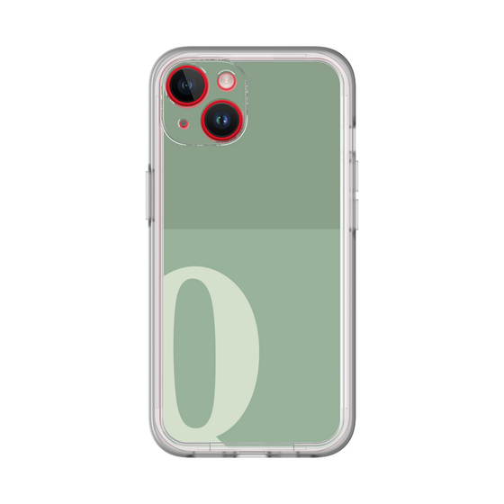 Slim Protection Premium Case［ オリジナル - initial two tone - Q green ］