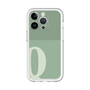 Slim Protection Premium Case［ オリジナル - initial two tone - Q green ］