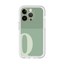 Slim Protection Premium Case［ オリジナル - initial two tone - Q green ］
