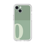 Slim Protection Premium Case［ オリジナル - initial two tone - Q green ］