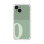 Slim Protection Premium Case［ オリジナル - initial two tone - Q green ］
