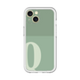 Slim Protection Premium Case［ オリジナル - initial two tone - Q green ］