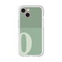 Slim Protection Premium Case［ オリジナル - initial two tone - Q green ］