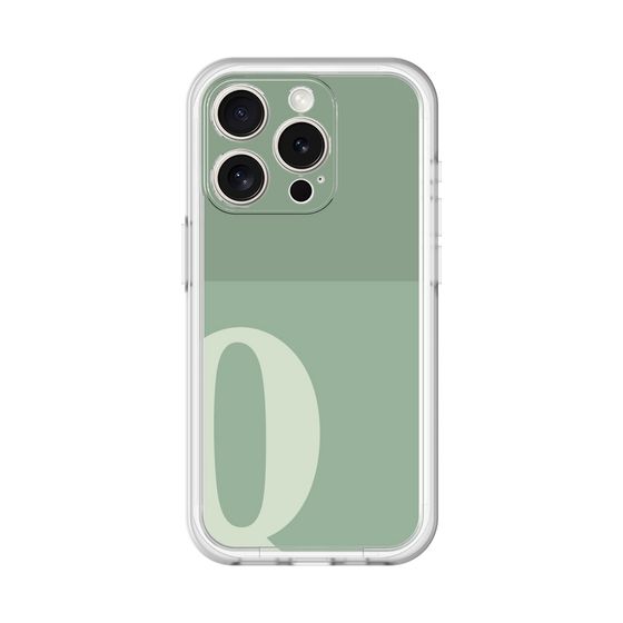 Slim Protection Premium Case［ オリジナル - initial two tone - Q green ］