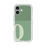 Slim Protection Premium Case［ オリジナル - initial two tone - Q green ］