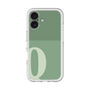 Slim Protection Premium Case［ オリジナル - initial two tone - Q green ］