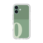 Slim Protection Premium Case［ オリジナル - initial two tone - Q green ］