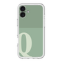 Slim Protection Premium Case［ オリジナル - initial two tone - Q green ］