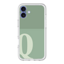 Slim Protection Premium Case［ オリジナル - initial two tone - Q green ］