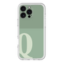Slim Protection Premium Case［ オリジナル - initial two tone - Q green ］