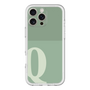 Slim Protection Premium Case［ オリジナル - initial two tone - Q green ］