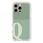 Slim Protection Premium Case［ オリジナル - initial two tone - Q green ］