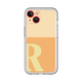 Slim Protection Premium Case［ オリジナル - initial two tone - R orange ］