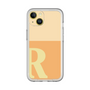 Slim Protection Premium Case［ オリジナル - initial two tone - R orange ］