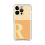 Slim Protection Premium Case［ オリジナル - initial two tone - R orange ］