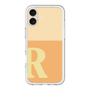 Slim Protection Premium Case［ オリジナル - initial two tone - R orange ］