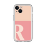 Slim Protection Premium Case［ オリジナル - initial two tone - R pink ］
