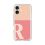 Slim Protection Premium Case［ オリジナル - initial two tone - R pink ］