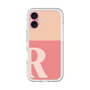 Slim Protection Premium Case［ オリジナル - initial two tone - R pink ］