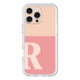 Slim Protection Premium Case［ オリジナル - initial two tone - R pink ］