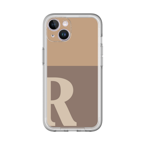 Slim Protection Premium Case［ オリジナル - initial two tone - R brown ］
