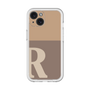 Slim Protection Premium Case［ オリジナル - initial two tone - R brown ］