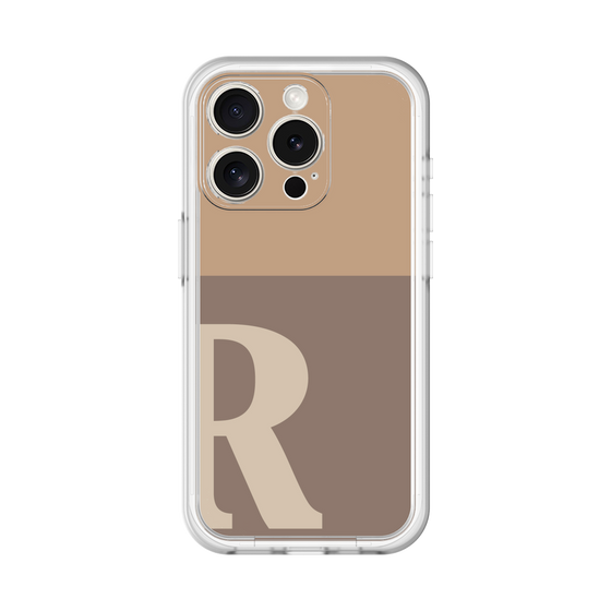 Slim Protection Premium Case［ オリジナル - initial two tone - R brown ］