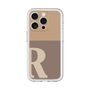 Slim Protection Premium Case［ オリジナル - initial two tone - R brown ］