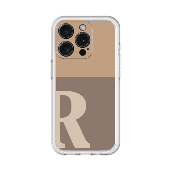Slim Protection Premium Case［ オリジナル - initial two tone - R brown ］
