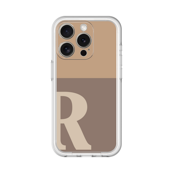 Slim Protection Premium Case［ オリジナル - initial two tone - R brown ］