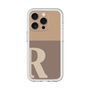 Slim Protection Premium Case［ オリジナル - initial two tone - R brown ］